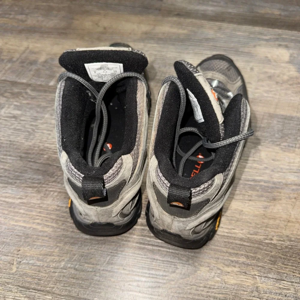 Merrell Moab 2 Mid Waterproof Hiking Boots Granite Grey Suede Vibram J06054